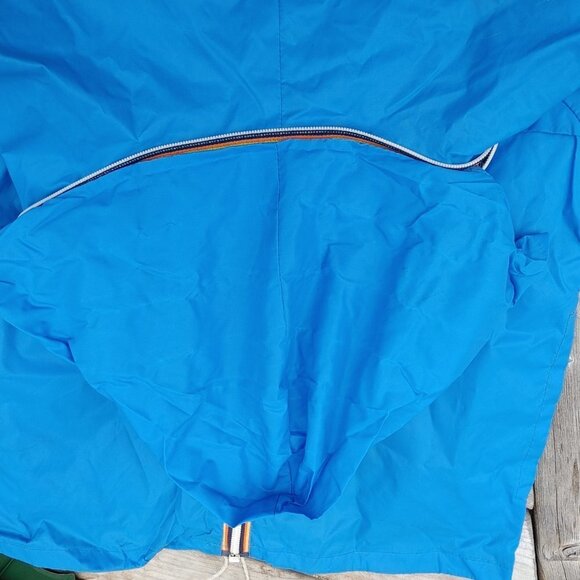 VINTAGE BRIGHT BLUE KWAY Jacket US Size 4 Unisex Please see Measurements… - Picture 7 of 11
